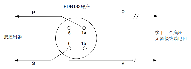 FDO183S点型光电感烟海南探测器接线图