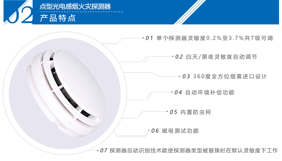 JTY-GM-CN4098-9714点型光电感烟火灾海南探测器特点