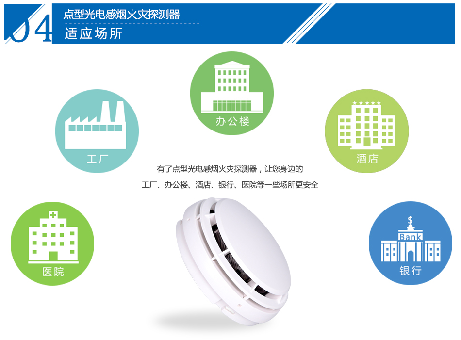 JTY-GM-CN4098-9714点型光电感烟火灾海南探测器适用场所
